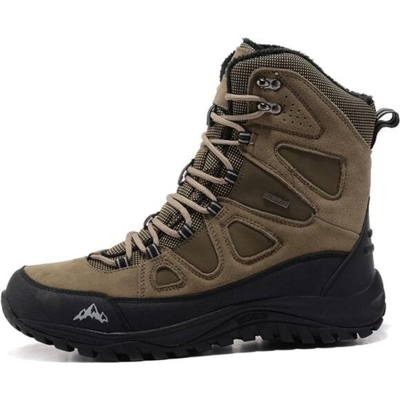 Men\'s Winter Waterproof Snow Hiking Boots Non Slip Trekking Outdoor Riding Boots main image 5
